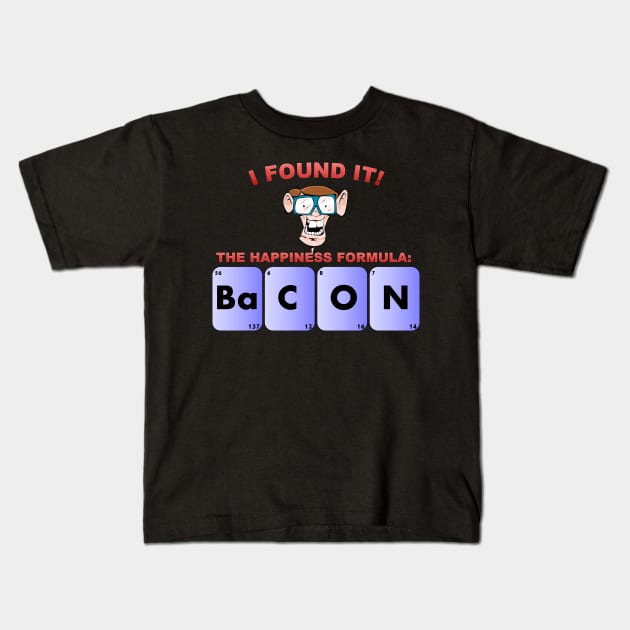 Who does not love Bacon? Kids T-Shirt by TJManrique